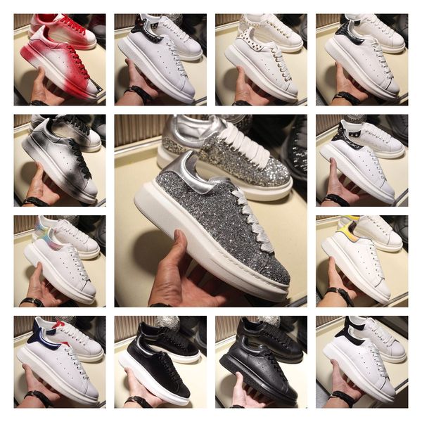 

мода мужская платформа обувь белый тройной черный замша париж синий многоцветный пышные красные женщины мужские тренеры на открытом воздухе, Black