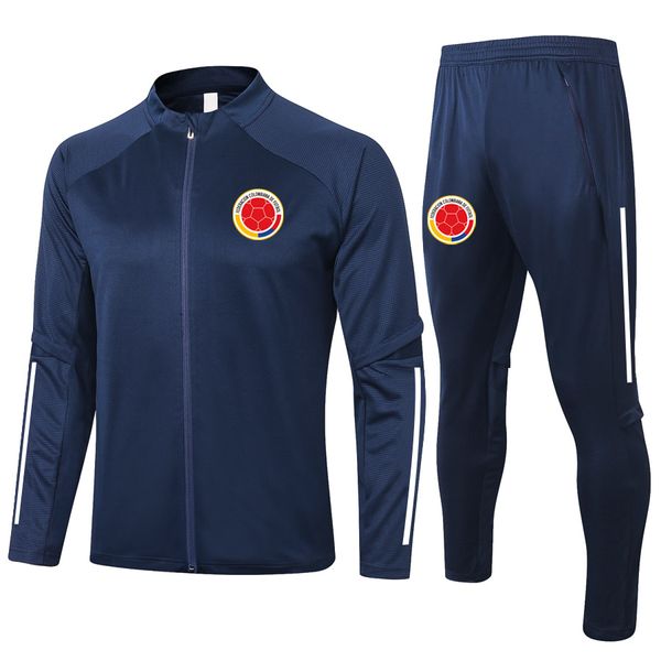 2021 2021 Colombia Soccer Training Suit Adult Soccer Tracksuits Sets ...