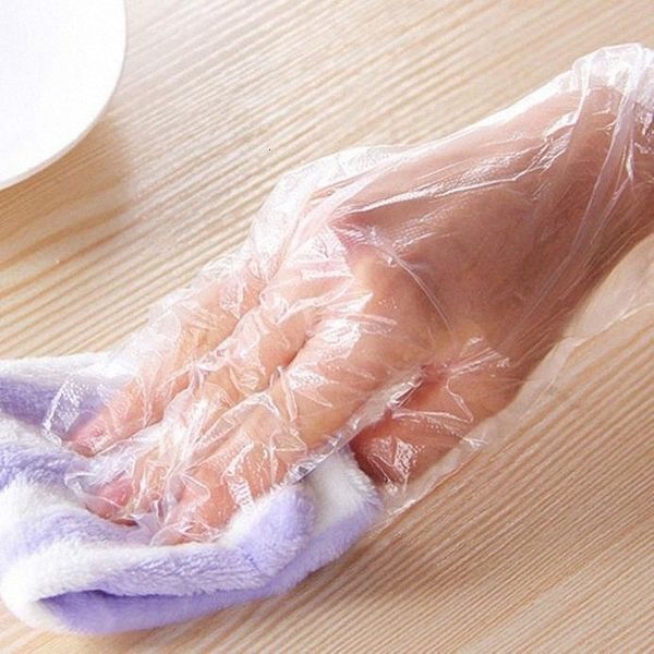 

factoryy9ptrestaurant catering gloves 100pcs service plastic disposable hygiene for home kitchen eco-friendly processing 1j10 epma#