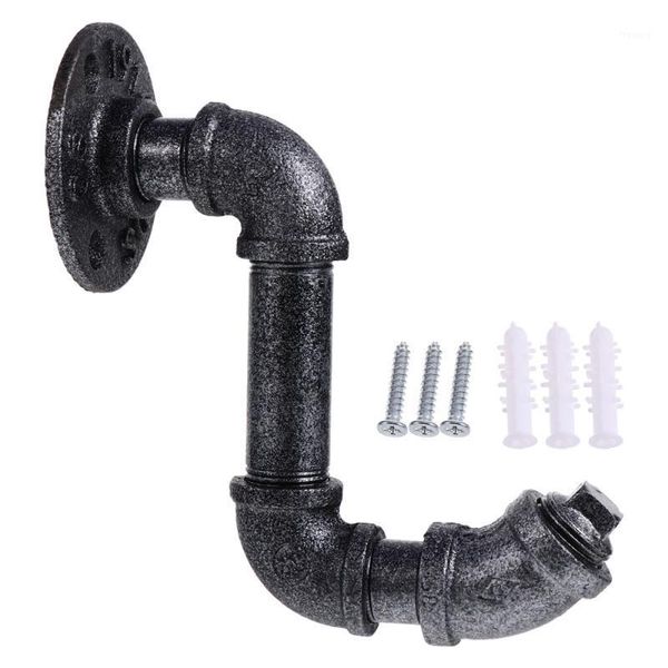 

water pipe shape iron hook storage organizer hanger for bedroom living-room1