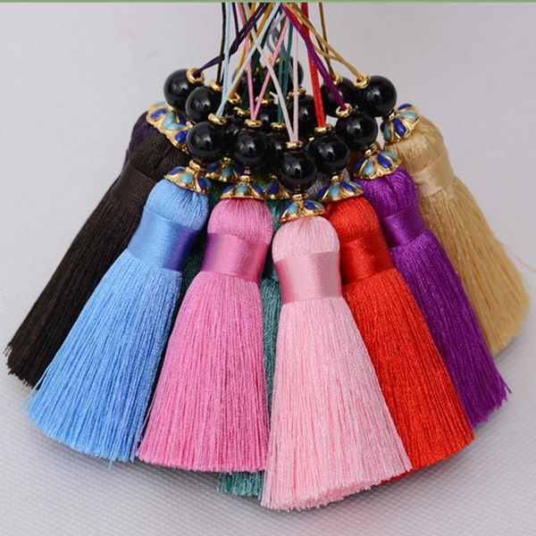

2pcs 7cm new style rayon tassel home textile curtain clothing pendant tassels diy jewelry making charms pendants craft tassels h bbycsw