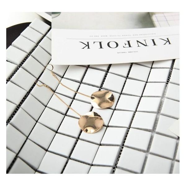 

exaggerated simple metal irregular irregular convex round earrings earrings whol sqciav new_dhbest, Silver