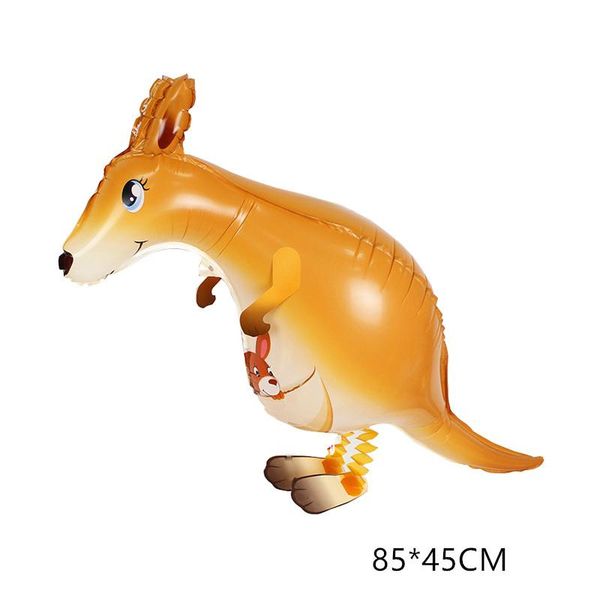 

прогулка животных гелий воздушный шар милая кошка собака динозавров фольга баллон рождения день рождения украшения детские детские душевые п