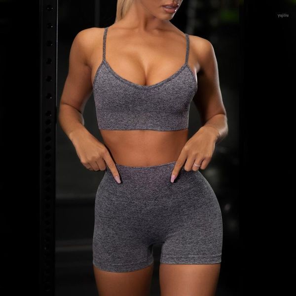

yoga outfits seamless set sports suit 7 colours tracksuit women gym sport crop clothing fitness shorts leggings1, White;red