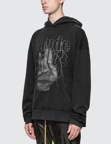 

rhode shocker hoodie, Black