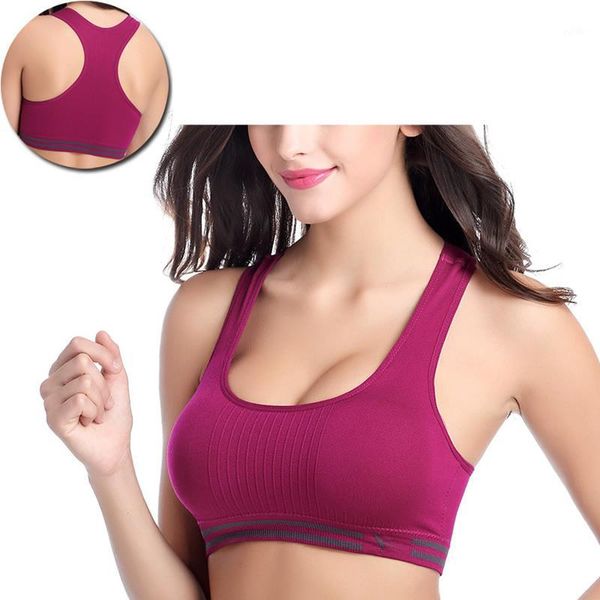 

gym clothing women sport bra breathable fitness padded for running yoga seamless crop gradient size /l/xl1, White;black