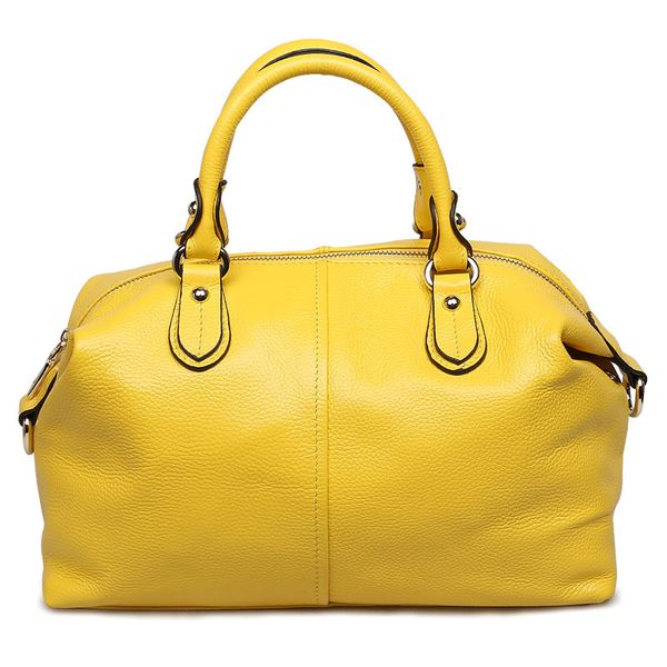 

yellow handbags purses effini 2021 tote boston bag women dress hand shoulder bag female retro casual leather handbag with strap
