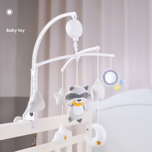 Brinquedos de bebê recém-nascido infantil 0 12 meses Jogos Jogos Recém-nascidos Toy Musical Bed Mobile na cama Choctles LJ201114