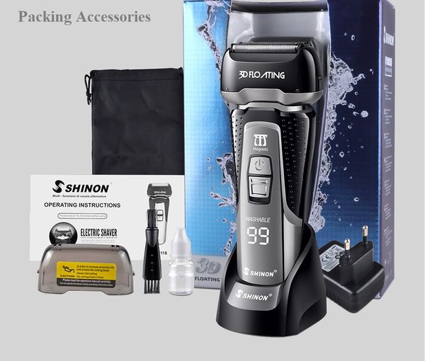 

new arrival good quality new electric shaver men's body water washed back three-knife head scraped hu knife factory direct