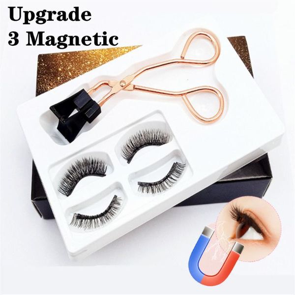 

false eyelashes magnetic kit lashes eyeliner clips artificial nature eyelash