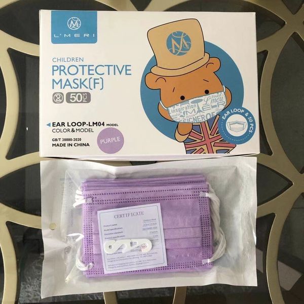 

factory price children face 3 layer ear-loop mouth masks cover 3-ply non-woven disposable dust child mask soft breathabl