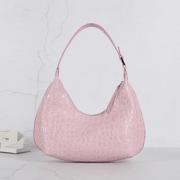 

totes dumpling-shaped one-shoulder women's bag 2021 european and american fashion under the cowhy solid color series
