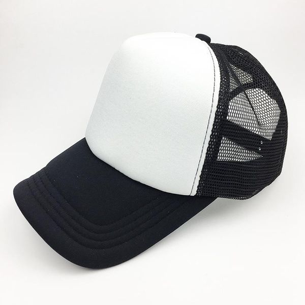 

цена завода! diy пользовательские trucker cap free logo текст фотопечатью adult мужчины женщины mesh регулируемые snapback бесплатная достав, Black;white