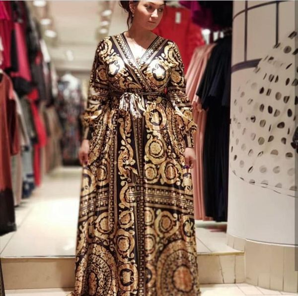 

african ankara dresses for women africa female clothes lady clothing robe plus size africaine national folk print long dress, Black;gray