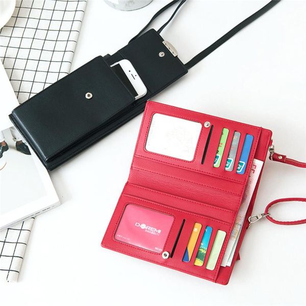 

women mini shoulder bags fashion woman clutch phone bag wallets flap touch screen phone simple mobile bag