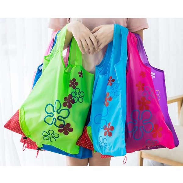 

bags home strawberry 11 colors storage reusable grocery tote bag portable folding shopping convenient pouch eea2088ckrp