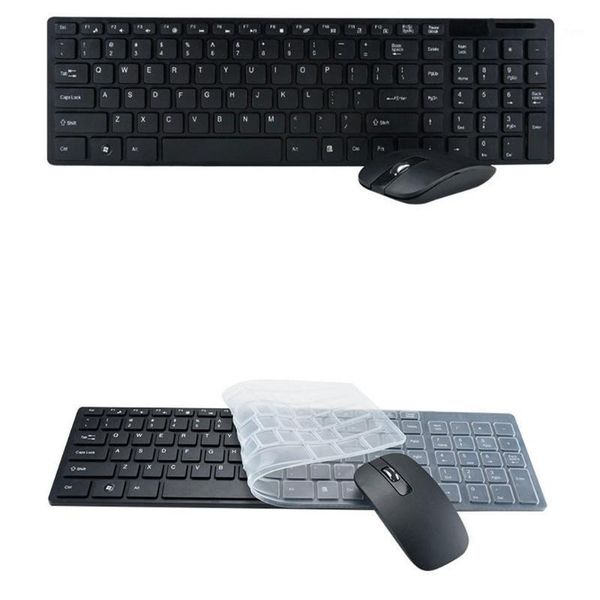 

keyboards wireless keyboard and mouse mini multimedia combo set for notebook lapmac deskoffice supplies1