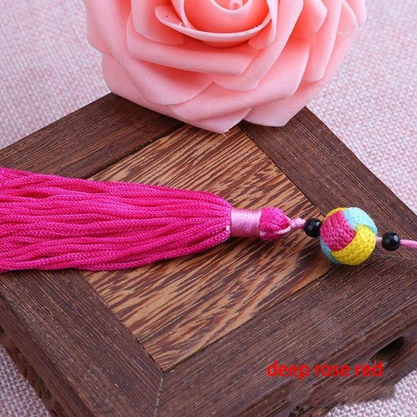 

12pcs lot lucky ball tassels silk fringe bangs flower tassel trim decorative tassels for curtains home decoration accessories h jlluhg