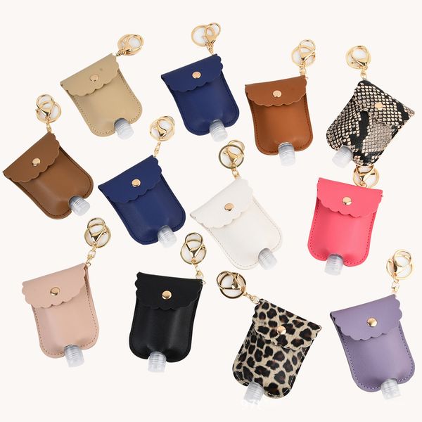 

keychain plastic hand sanitizer bottle 30ml bottle fashion accessories, Silver