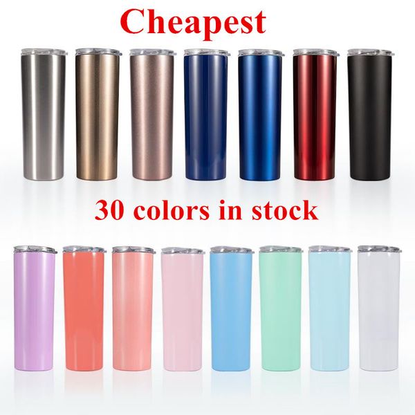 

узкая нержавеющая сталь с новой уплотнительной крышкой двойная стена вакуумная утепленная питьевая тумблер 20 унций кофе кружка моря shippin