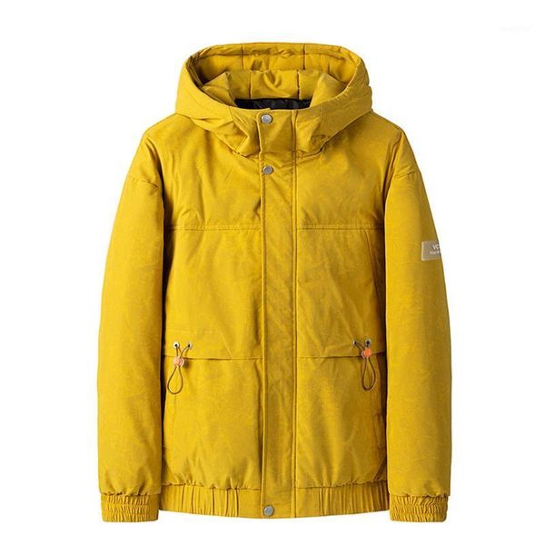 

sagace 2019 classic men's thickened cotton matching cap coat male long sleeve windproof warmth cotton padded style jacket1, Black