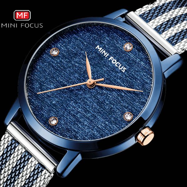 

quartz women watches brand luxury ladies wrist watch ultra thin mesh strap fashion dress simple relogio feminino mini focus, Slivery;brown