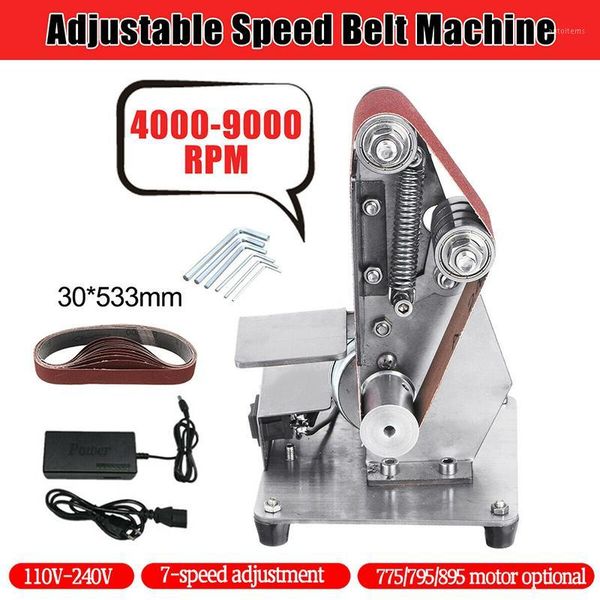 

mini diy belt polishing sander sanding grinding machine abrasive tools set abrasive sander sanding belt wrench1