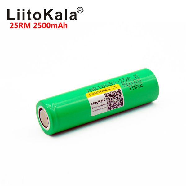

(ten compensation for one fake)authentic 25r 18650 battery 2500mah 35a lithium rechargeable batteries fedex ship