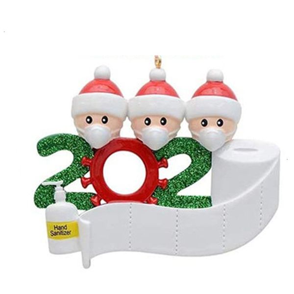 

personalized of survivor factory ornaments outlethvvaquarantine family 2020 2 3 4 5 6 7 diy names with face masks hand s