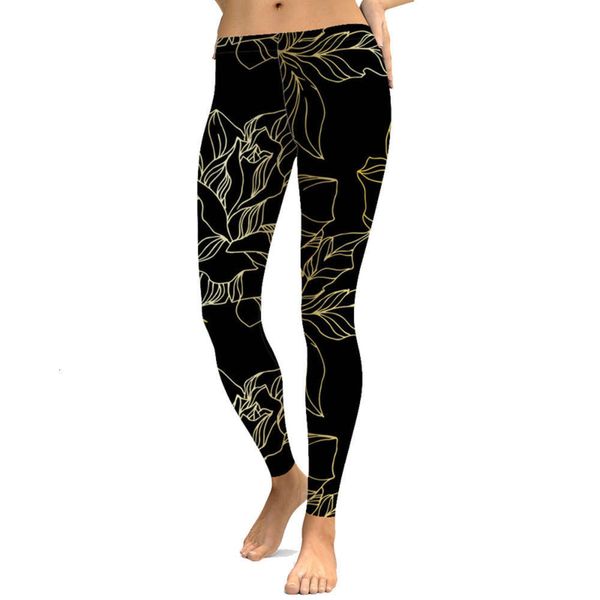 

new slim 3d digital printing leggings super comfortable and close to the body lady, Gray