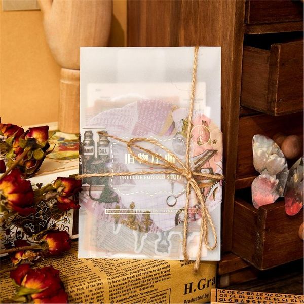 

tianzi 30шт ретро завод арт мульти материал украшение diary материал наклейки записках планирование украшение школы канцелярские wmtpqm