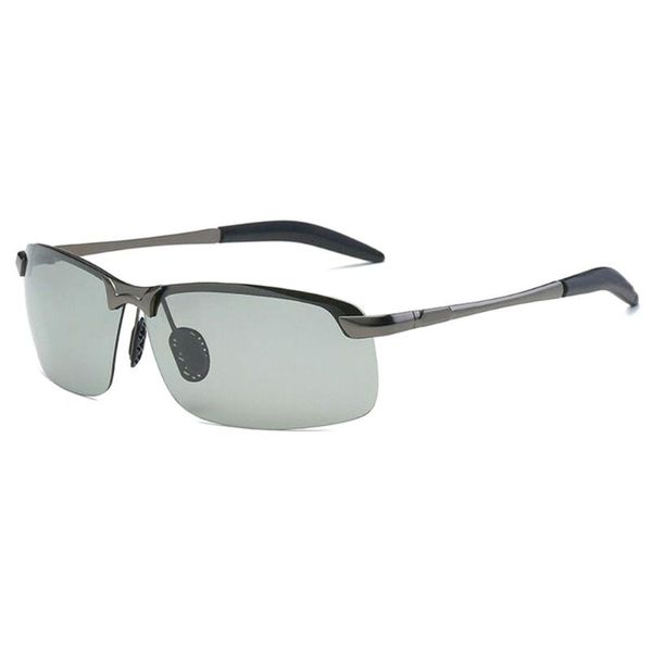 

brainart men pchromic sunglasses with polarized lens for driving outdoor lightweight durable, White;black