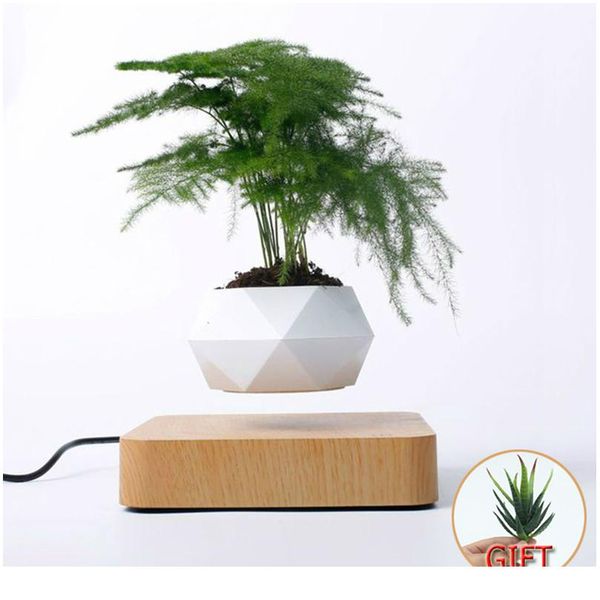 

горячая распродажа levitating air bonsai pot rotation planters магнитная левитация подвеска цветок плавающий горшок в горшке растение de bby