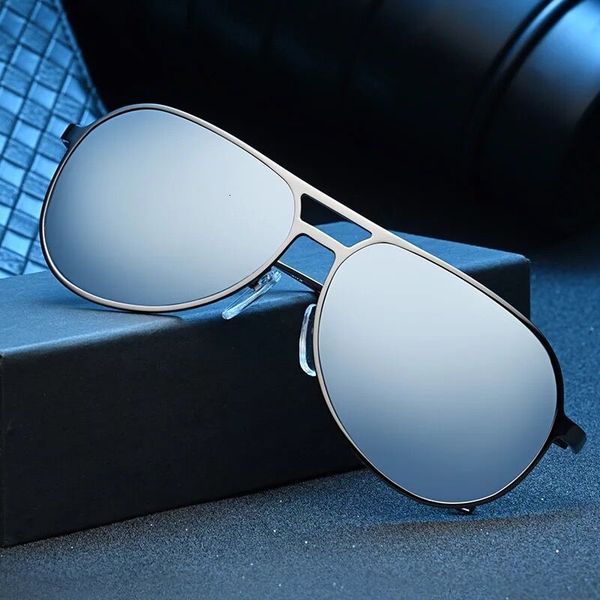 

2021 new brand name sunglasses man polarized sports driving shade eyewear fashion mens metal sun galsses gafas de sol mujer 5xyg, White;black