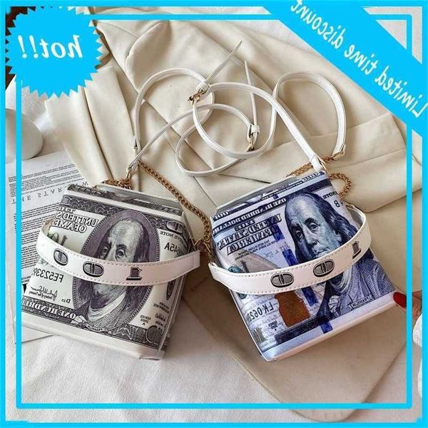 

dollar pattern remove box handbag crossbody for women chain purse pu leather bag