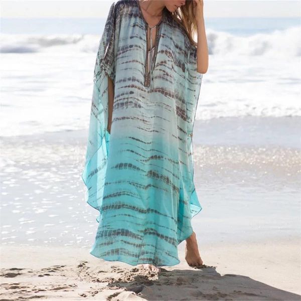 

chiffon beach cover up tunics for beach long kaftan bikini cover up robe de plage sarong swimsuit coverup1, White;black