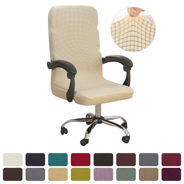 

chair covers m/l universal size polyester cover computer office elastic armchair slipcovers seat arm stretch rotating