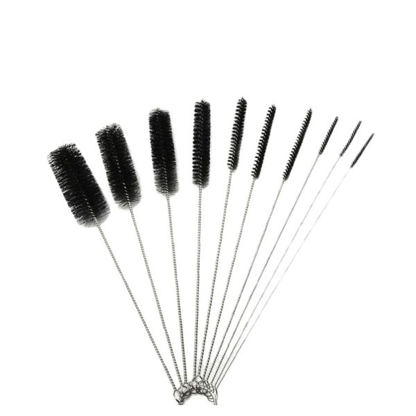 

10 шт. установите нейлоновую кисть многофункциональные инструменты очистки щетки напитки соломинки швейные машины краска распылительные пушк