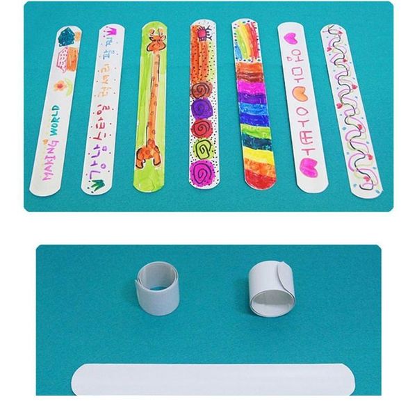 

12 шт. diy пустые браслеты pracelets partors favors пасхальные подарки для детей art craft детский сад yxlfa