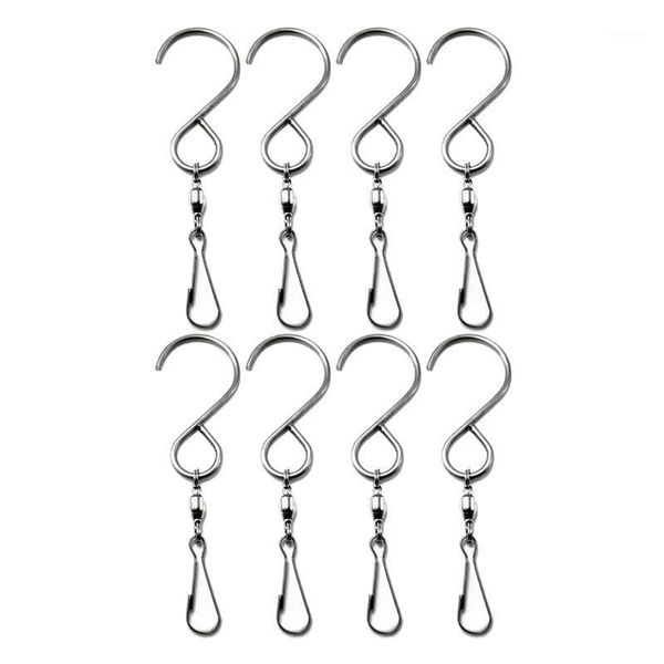 

hooks & rails 10 pack swivel clips, s smooth spinning, for hanging wind spinners chimes crystal twisters party supply rotatin1