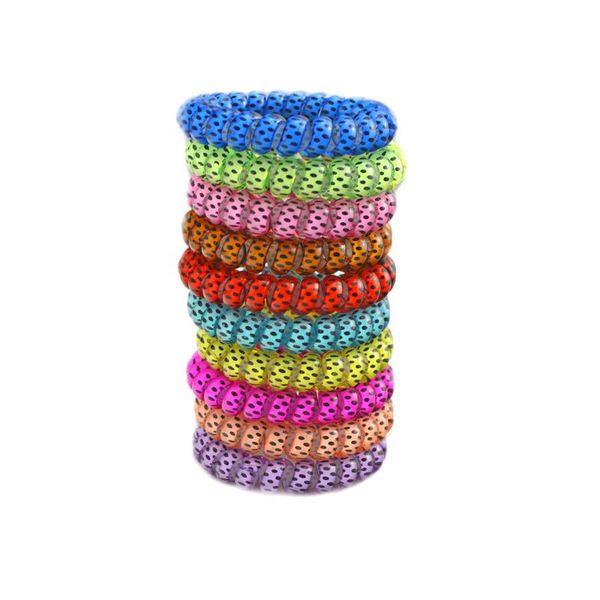 

spot dot telephone wire line elasticity rubber band elastic hairbands hair rope for scrunchy headbands gum 5.5 cm bbyzxp bdehome, Silver