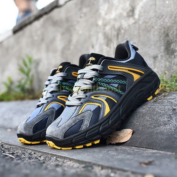 

treeperi chunky 10 black grey yellow running shoes us 9.5 eur 43 men women sneakers trainers