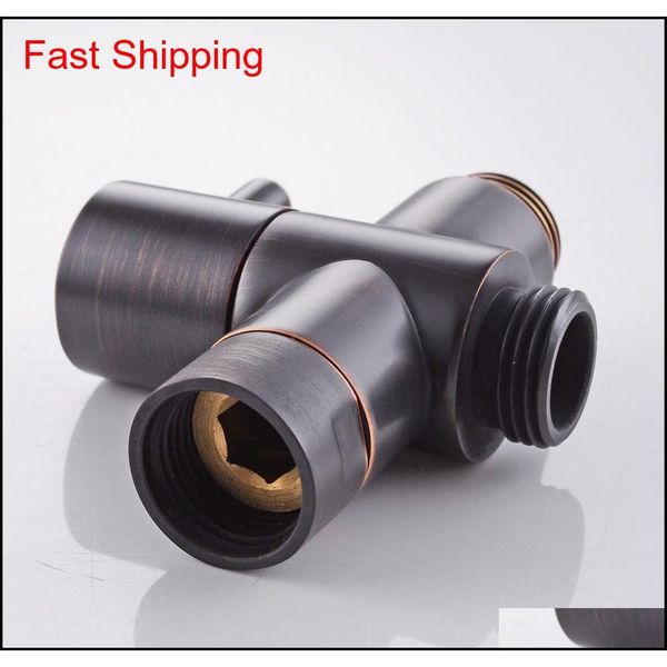 

oil rubbed bronze g1/2" brass t-adapter valve diverter for handheld shower qylels toys2010