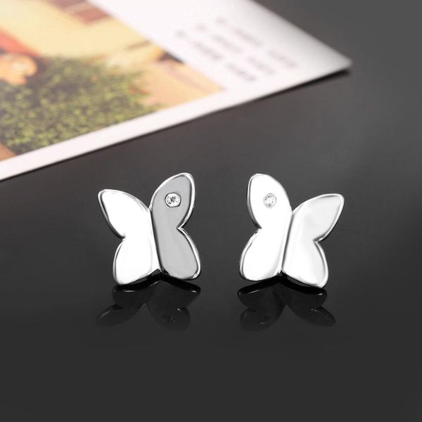 

factory wholesale price silver earrings for women wedding butterfly lady earrings zircon jewelry crystal earrings e251 h sqcbdy, Golden