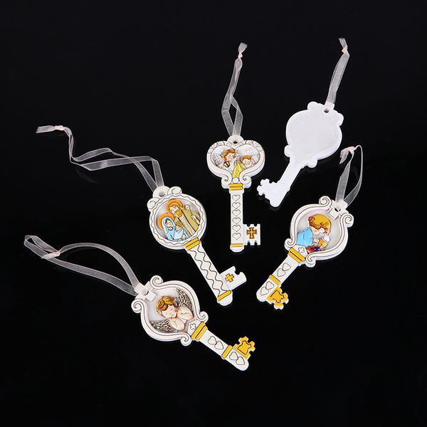 

religious gift angel wings cartoon key refrigerator paste 3d printing resin pendant