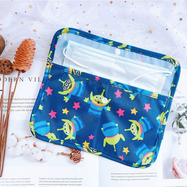 

маска сумка для хранения универсальная пылезащитная маска чехол путешествия перевозкая сумка портативный макияж организатор организатор сумк, Black;red