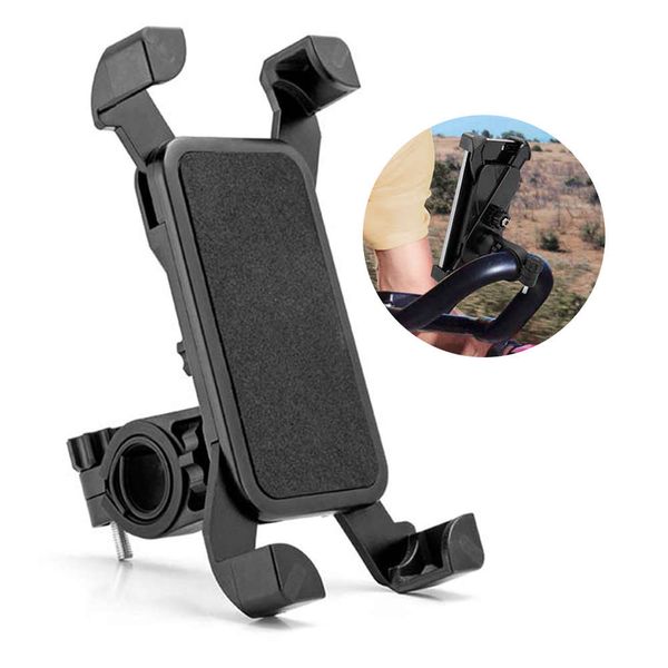 

4bgf1smart adjustable rotation anti motor vehicle, bicycle handle universal mobile phone bracket, 360 degrees