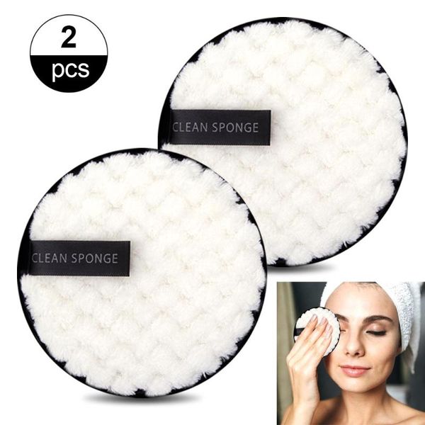 

makeup remover 1/2pcs reusable wipes washable cleansing cotton make up remove towel microfiber face make-up disc tools
