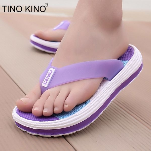 

women summer flip flops casual beach thong slippers new ladies flat shoes female platform mixed color fashion couple footwear y200423, Black