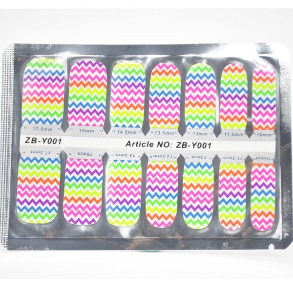 

candy color diy manicure nail stickers, Black